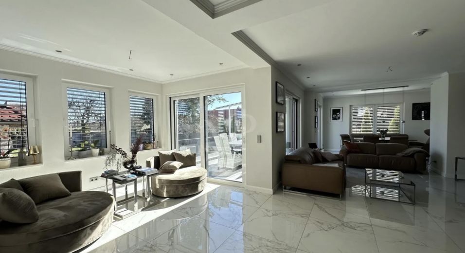 Villa urbana con estilo, tecnología moderna y confort exclusivo – Lounge Bereich