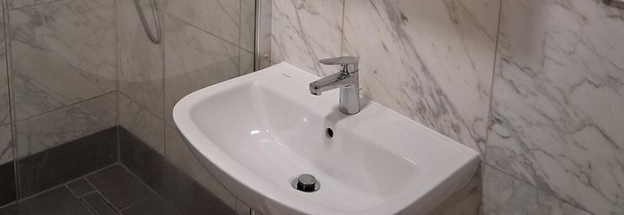 Bad mit walk-in Dusche