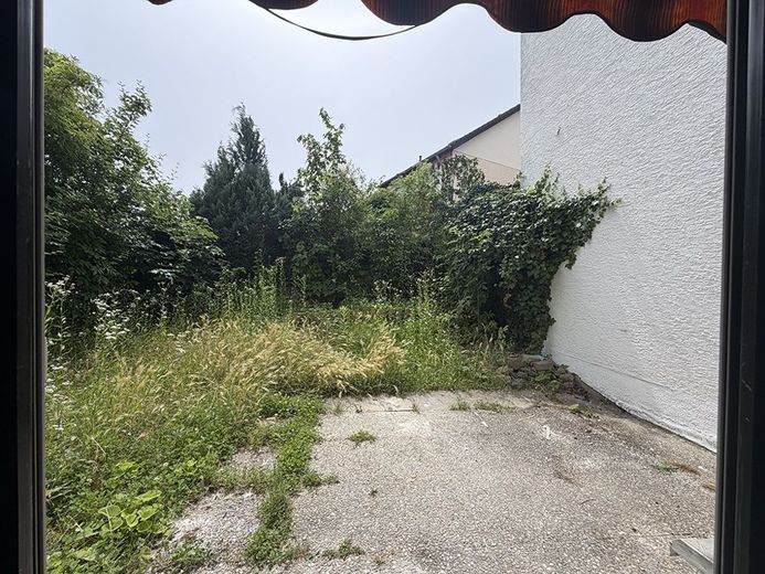 2-Zimmer-Souterrainwohnung mit kleinem Garten in Ober-Ramstadt - ideal für Singles &amp; Paare – M372-2612 - Terrasse