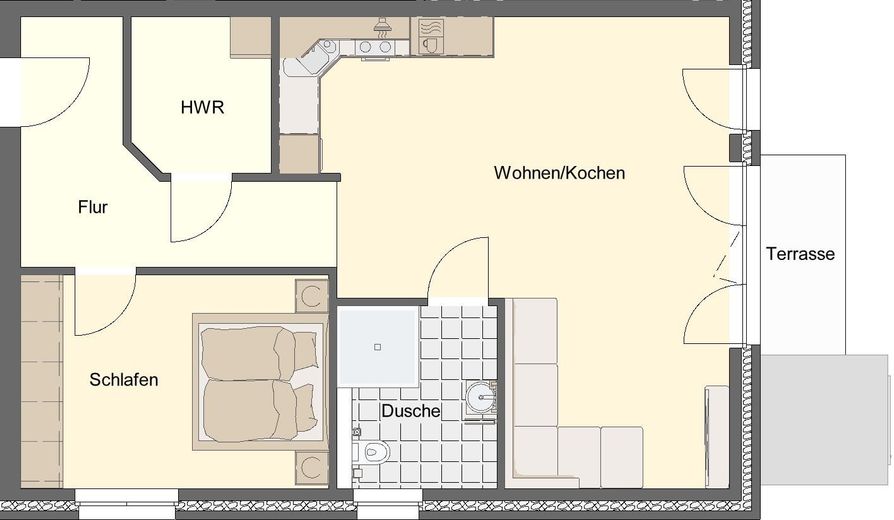 Wohnung 4 Erdgeschoss