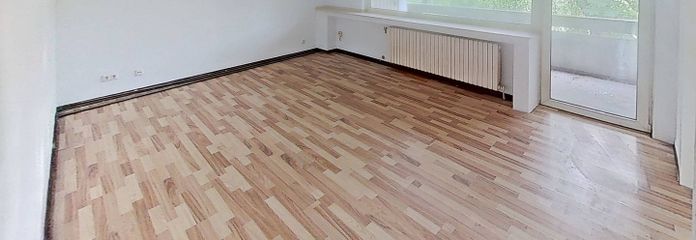 Ampio appartamento di 3 locali con BALCONE e pianta ben studiata a Duisburg-Neumühl – Ansicht I: Wohn- und Esszimmer