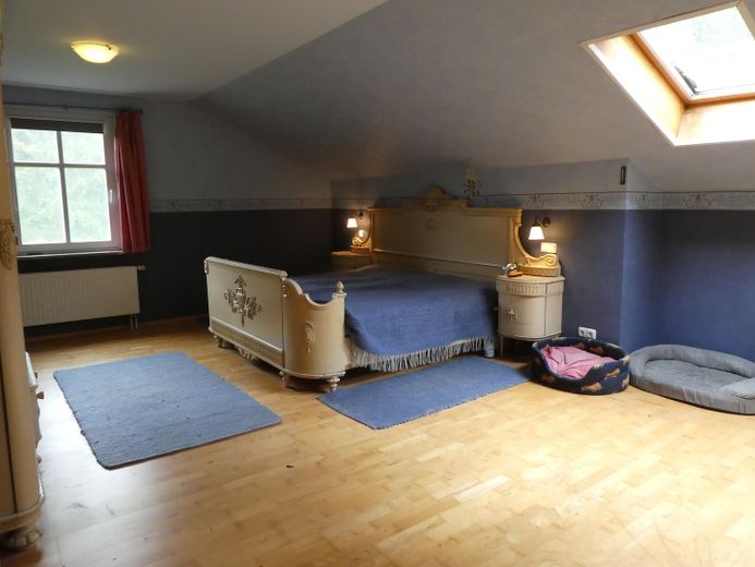 Casa forestale Metzelthin - abitare e lavorare nel Parco naturale dei laghi dell'Uckermark – Schlafzimmer 1. Stock