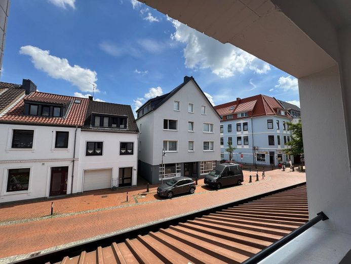 Blick vom Balkon