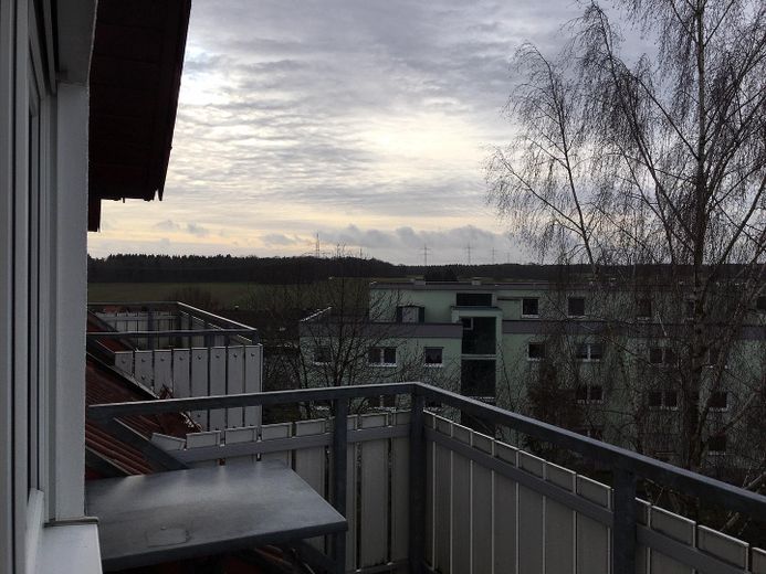 Blick vom Balkon