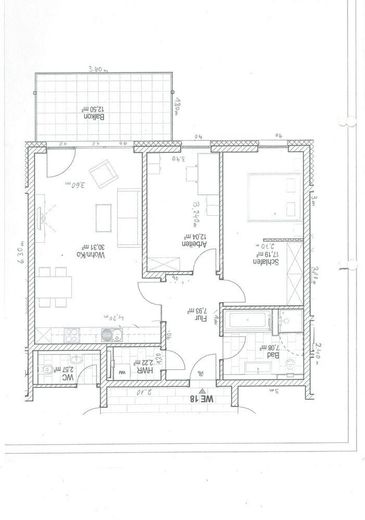 3 Zi.Whg., möbliert, 1. OG, mit gr. Balkon (Loggia), moderne Ausstattung. – 0d6c465e94f61792b1a3dab633c3d3b3c6269fd4.jpg