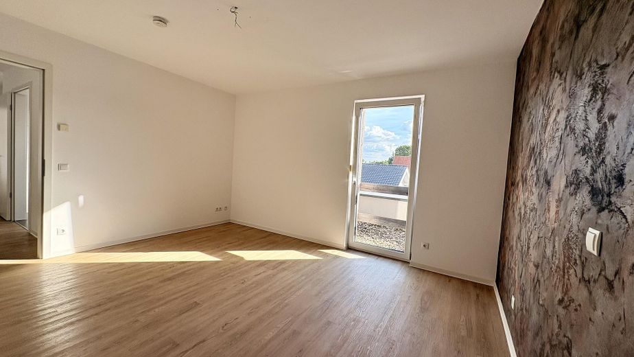 Wymarzone mieszkanie 2 ½-pokojowe z południowo-zachodnim tarasem na dachu w zielonym Schermbeck – Schlafzimmer