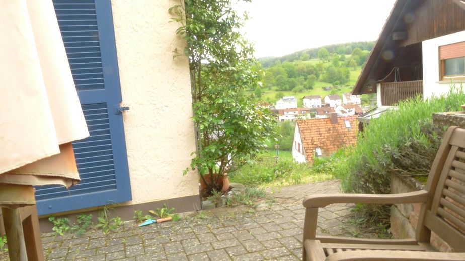 Ausblick von der Terrasse