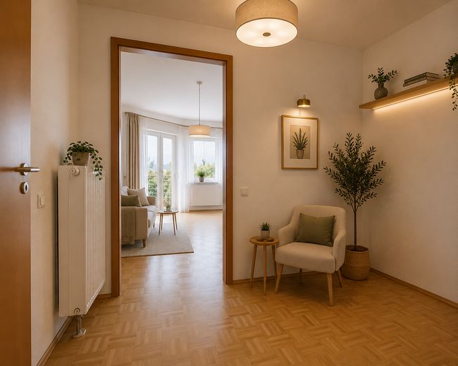 Seniorengerechte und barrierefreie 2,5-Raum-Wohnung mit Südloggia in Dinslaken-Hiesfeld! – Diele