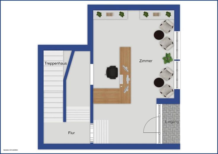 160 m² Gewerbefläche in guter Lage (B3) - direkt vom Eigentümer – Grundriss Erdgeschoss