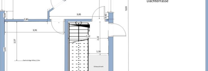 NOWOŚĆ: Atrakcyjne 2-pokojowe mieszkanie na poddaszu w Herne-Mitte, w budynku 3-rodzinnym, z ogrzewaniem podłogowym – Grundriss