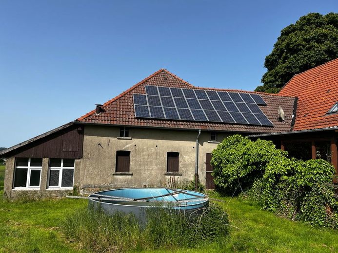 Resthof in Spenge mit der Option auf 1 ha Weide´für Pferdeliebhaber – Rückansicht