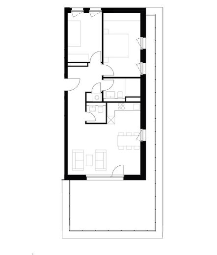 Appartamento di nuova costruzione di lusso con 3 locali, enorme terrazza e cucina componibile a Pankow – Foto 9