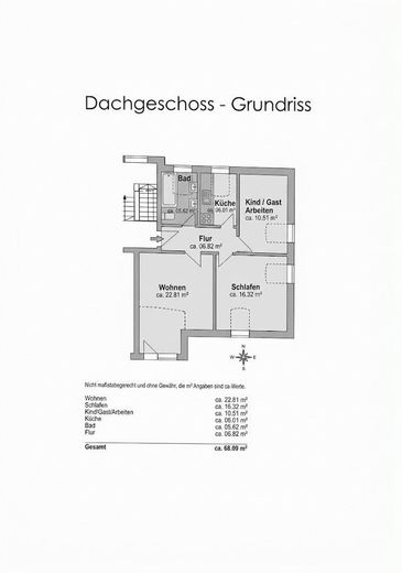 Apartamento elegante sin comisión Bad Endorf/ 3 hab., ascensor, plaza de aparcamiento – Foto 24