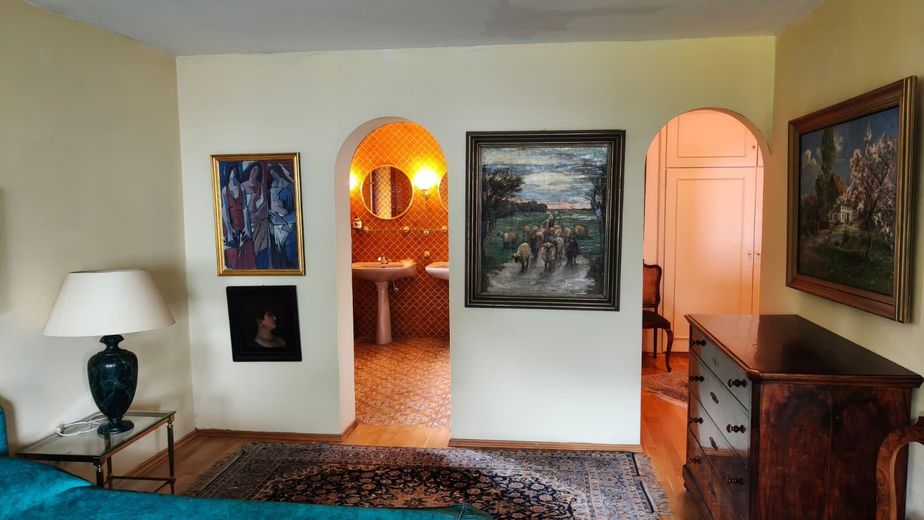 Luxuriöses Loft mit Terrasse und eigenem Garten, ideal für 2 Personen, zentrumsnah – Schlafzimmer