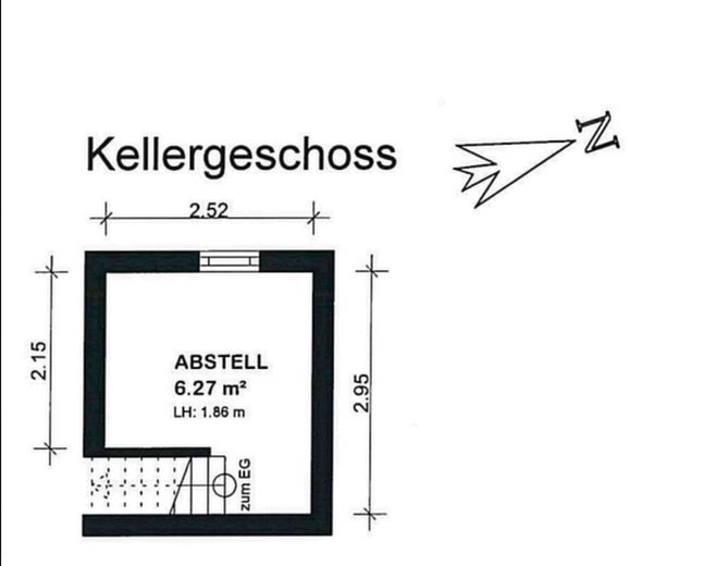Grundriss Keller