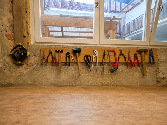 Historisches Wohn- und Geschäftshaus (teilsaniert) - außergewöhnliches Potenzial im Herzen Eberns – EG Werkstatt Details