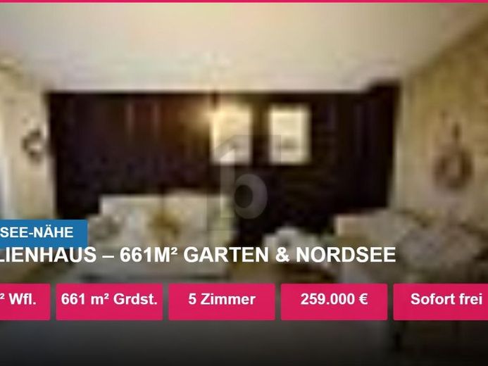 FAMILY HOUSE – 661M² GARDEN & NORTH SEA – Foto 1