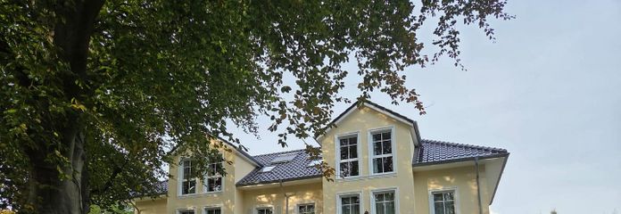 A+ Neubau Stadtvilla in Elbnähe – Neubau Stadtvilla Südansicht