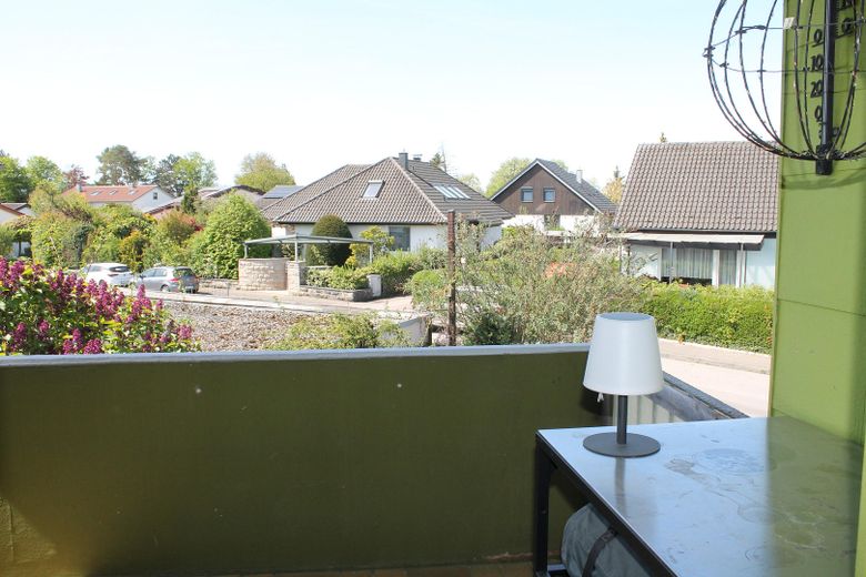 Blick vom Balkon