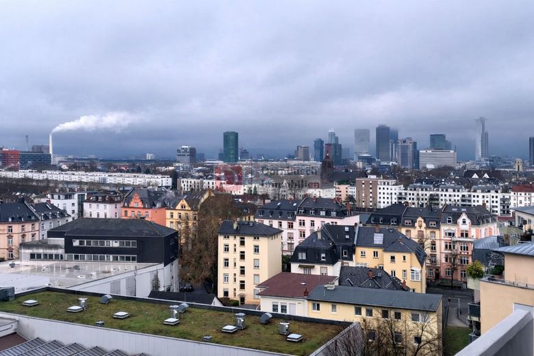 Top!! 2-Zimmer-Wohnung mit Skyline-Blick in F-Sachsenhausen – Aussicht