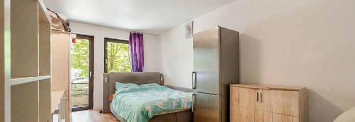 Investment property with a 6.5% yield or a student apartment for your child 1-room apt. available from 1.11.26 #3007 – Wohn-Schlafbereich