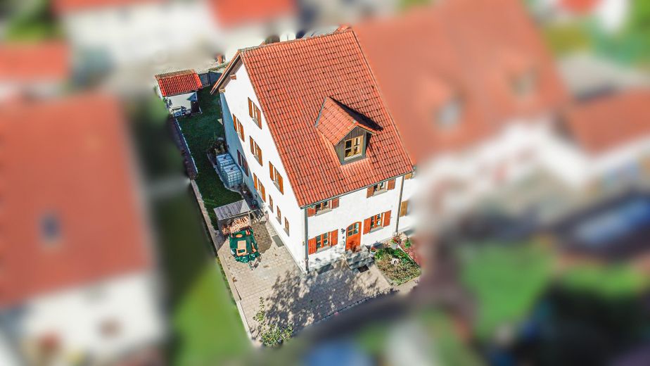 Haus Luftaufnahme