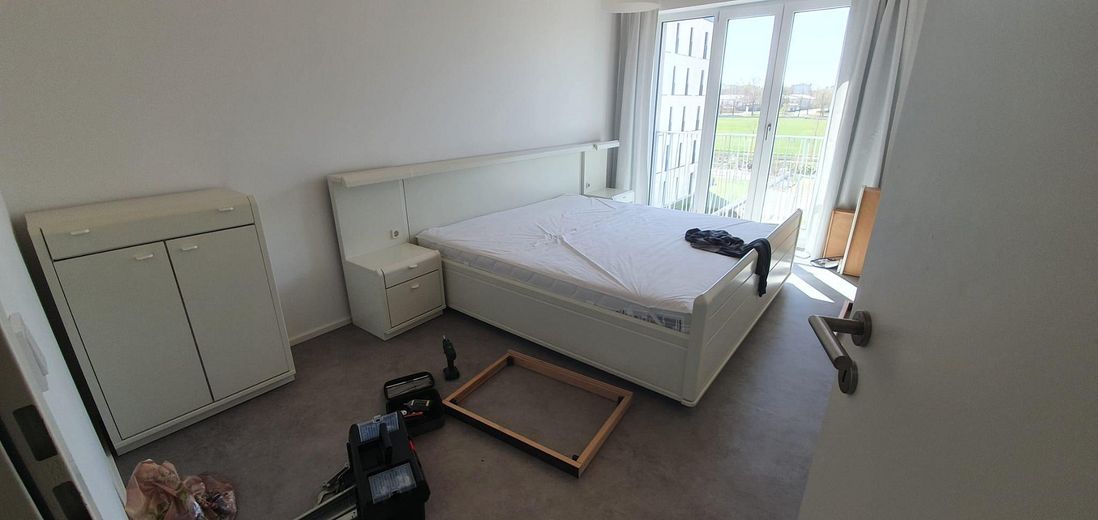3-Room Apartment at Hubland 01.21 – with EOF Funding, Level II/III – Schlafzimmer