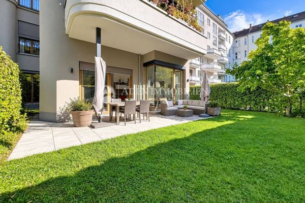 Modernes Wohngefühl trifft grüne Oase – Exklusive Gartenwohnung im Samariterviertel