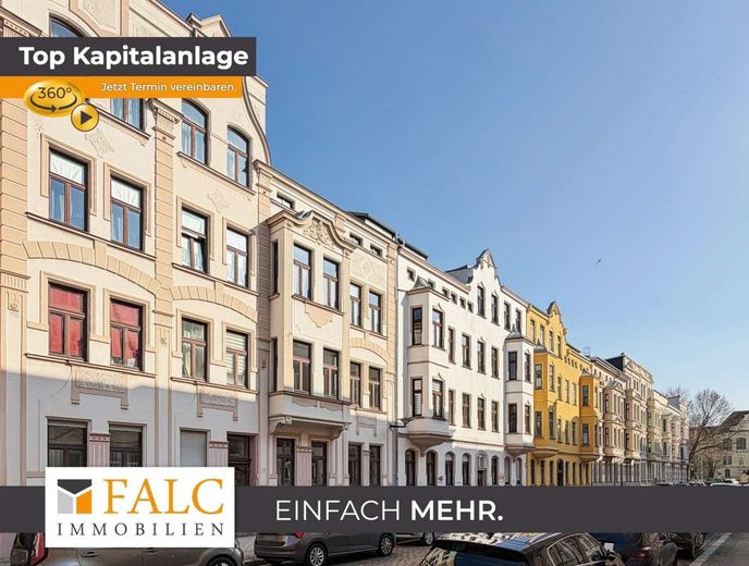 Charmante Altbauwohnung mit Erker &amp; Balkon in begehrter Lage von Magdeburg-Stadtfeld Ost – Ihre neue Kapitalanlage!