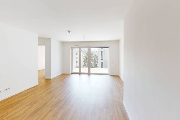++Exklusiv wohnen: top-moderne 3-Zimmer-Wohnung mit EBK, Balkon & 2 Bädern++
