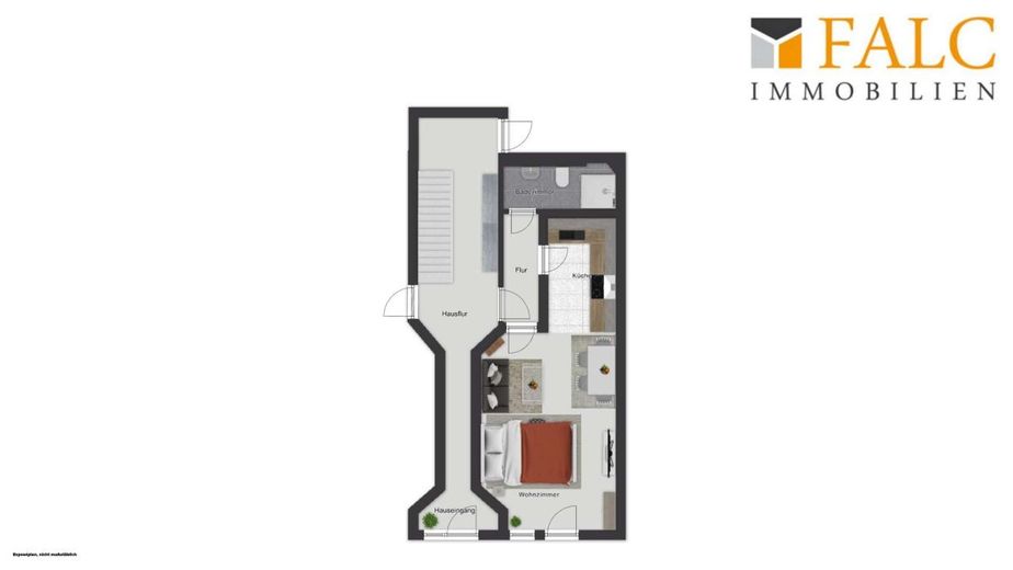 Tolle Single Erdgeschoßwohnung – Grundriss