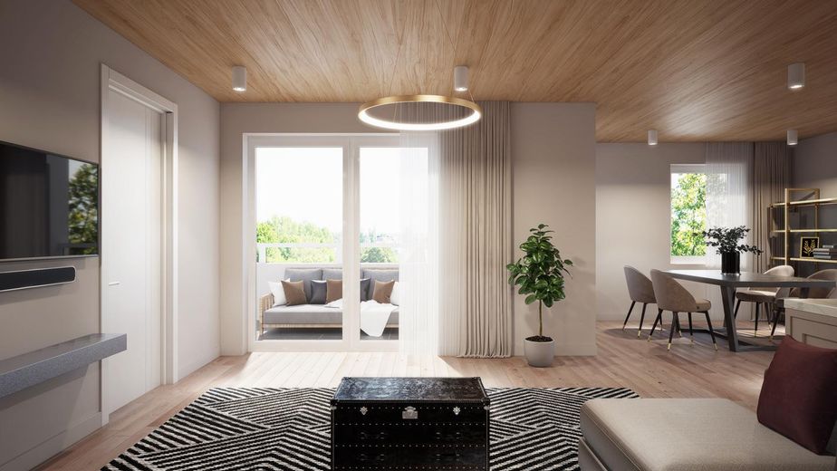 Penthouse 01 - Wohnbereich