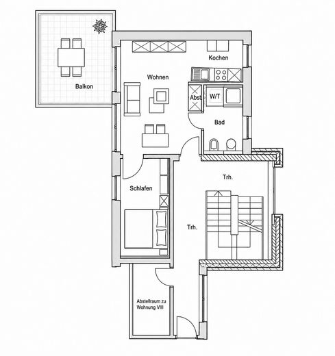 Moderne 2-Zimmer-Wohnung in Bocholt – 47,47 m² mit Stellplatz – Foto 10
