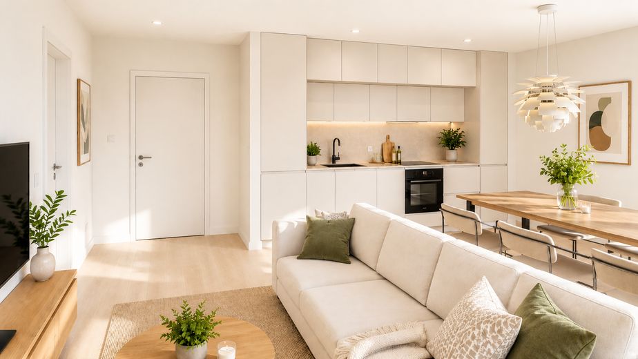 Neubau WHG 2.5 - M7/2 - 1.Obergeschoss - 62m² – Visualisierung