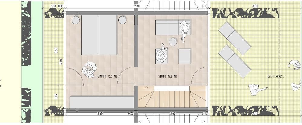 Grundriss DG / Penthouse