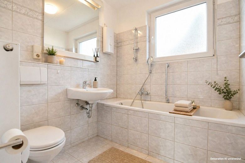 Top geschnittene 4 Zi Whg mit Lift nahe dem Kurpark – Badezimmer