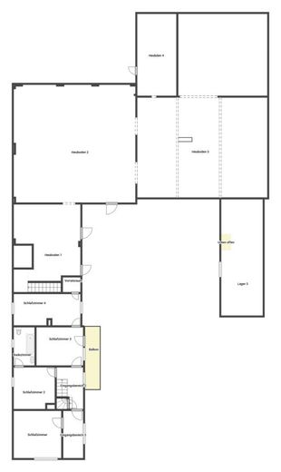 Grundriss 1. Etage