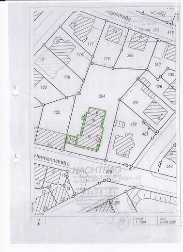 Lageplan, Hermannstr. 22, 