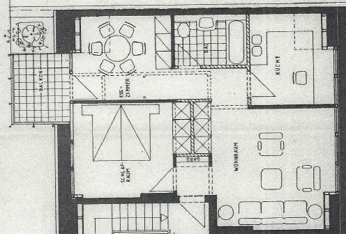 Gemütliche 3-Zimmer-DG-Wohnung (64 qm) – Perfekt für Studenten & Pendler nahe FH Niederrhein – Grundriss