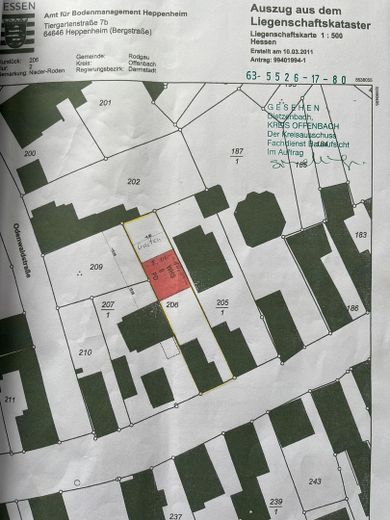 Einfamilienhaus mit 86 m² Wohnfläche in Rodgau + Bauplatz – Positive Bauvoranfrage