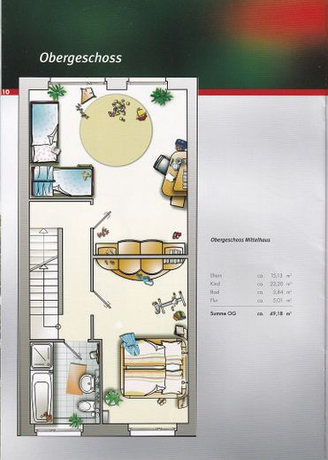Schönes, ruhig gelegenes Reihenmittelhaus (Energiekl. B), 4 Zi, 2 Bäder, Garage, 200m zur U-Bahn – फोटो 14