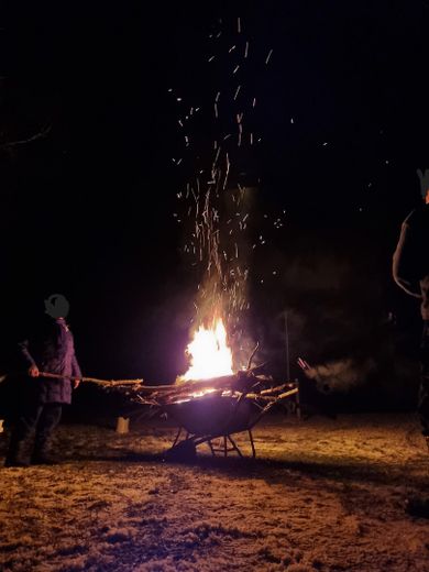 einfach mal ein Feuerchen