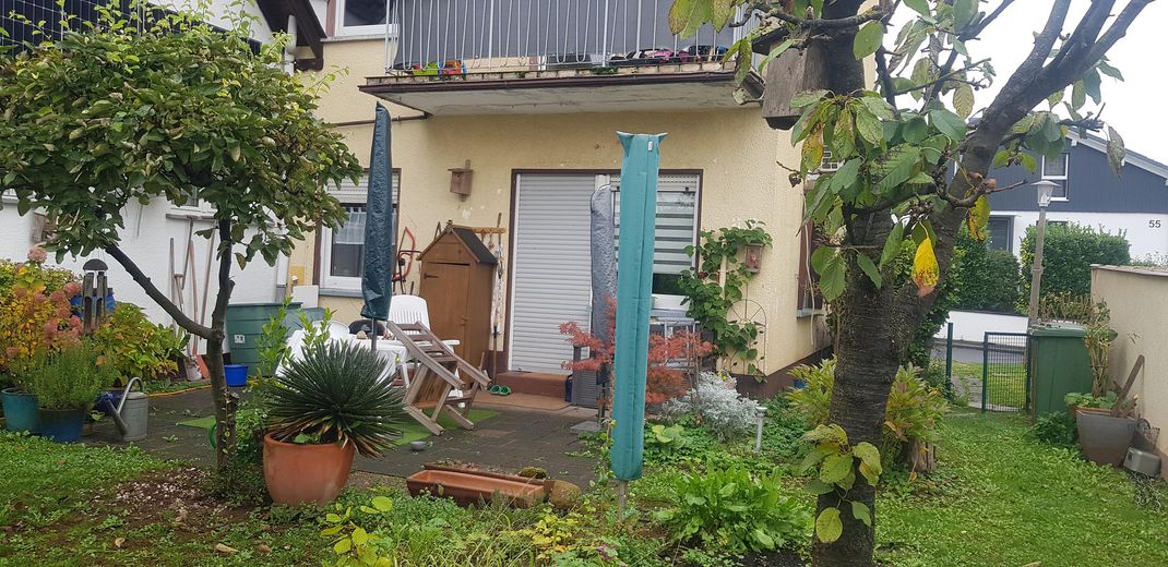 Im Garten vor der Terrasse