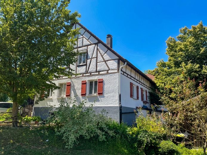 Ditzingen-Heimerdingen'de Eberdinger Weg 9 adresindeki konut binasının satışı – Rückansicht