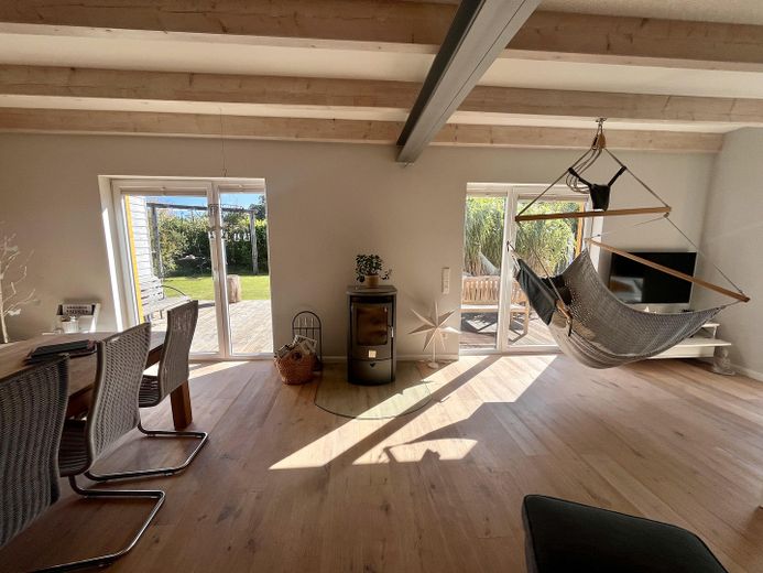 Wohnbereich mit Kamin