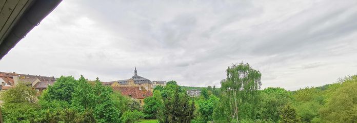 Ausblick vom Balkon