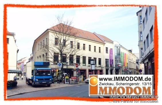 Ladengeschäft in unmittelbarer Nähe des Dom St. Marien und des neuen Schocken-Ensembles zu vermieten! – Blick zu den Zwickau Arcaden