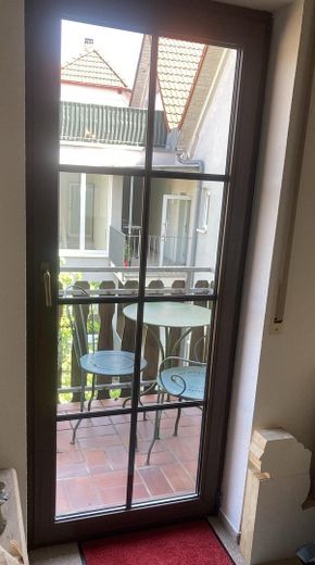 Blick auf den Balkon