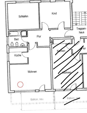 3-Zimmer-Wohnung mit Balkon in guter Lage – Foto 1