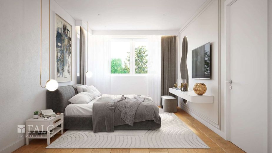 Familiennah. Stadtnah. Naturverbunden - 3 Zimmer mit Konzept – Schlafzimmer